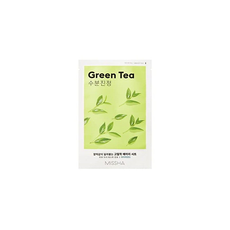 MISSHA Green Tea Green Tea Moisturising Sheet Mask Cloth Mask