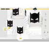 Infantil Dark Hero Superhero Ceiling Light for Kids Black