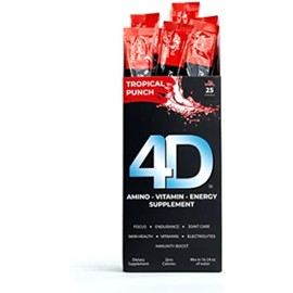 4D Clean Energy Drink Mix + Electrolytes + Immune Support + MultiVitamins +