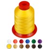 FIVEIZERO Extra Strong Upholstery Thread,Yellow 1000 Meters Bonded Nylon Thread