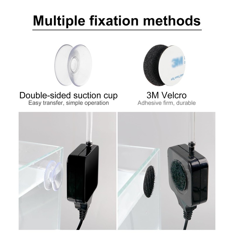 Clscea Aquarium Mini Air Aerator Pump for 1-15 Gallon Fish