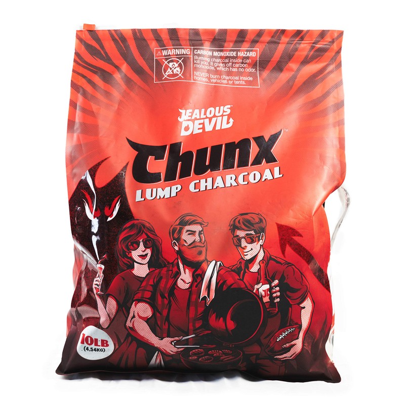 Jealous Devil All Natural Hardwood Lump Charcoal (1-10lbs Bag)