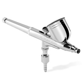 PointZero Dual-Action 7cc Gravity-Feed Airbrush Set - .3mm Nozzle