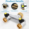 2-Way Distributor Water 3/4 Inch, Tap Water Distributor Brass, Tap