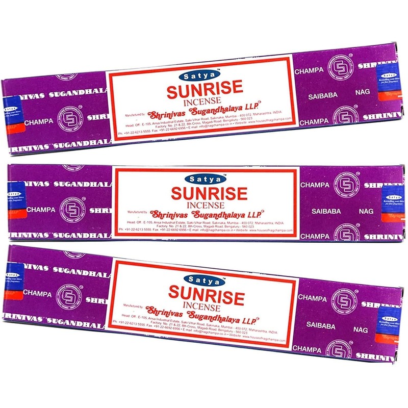 Satya Nag Champa Incense Sticks | x3 pack | with