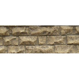 Chooch Enterprises 8262 HO/O Flexible Medium Cut Stone Wall, 3.4"x13.25"