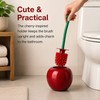 Cherry Shape Toilet Brush with Holder for Bathroom Cleaning –
