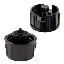 HQRP 2-Pack Bottle Valve Cap Compatible with Bemis Essick Air AirCare 4D6-800, 4D7-300, 4D7-800, 4DTS 300, 4DTS 400, 4DTS 900 Console Humidifiers, Part 1980 1B5060000 Replacement