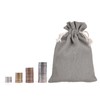 PATIKIL 6"x4" Coin Money Sacks Bag, 10 Pack Bank Deposit