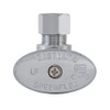 Eastman Quarter-Turn Straight Stop Valve with Extension Tube, 1/2 Inch