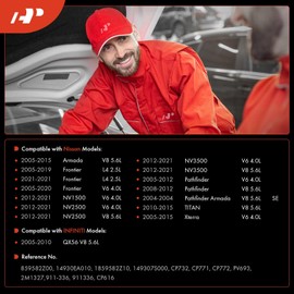 A-Premium Vapor Canister Purge Solenoid Valve Compatible with Nissan Frontier 2005-2021, Pathfinder 2005-2012, Titan 2010-2015, Armada Xterra 2005-2015, NV1500 NV2500 NV3500 2012-2021 & Infiniti QX56