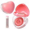 Heart-Shaped Cream Blush for Cheeks & Lips – 2-in-1 Tinted
