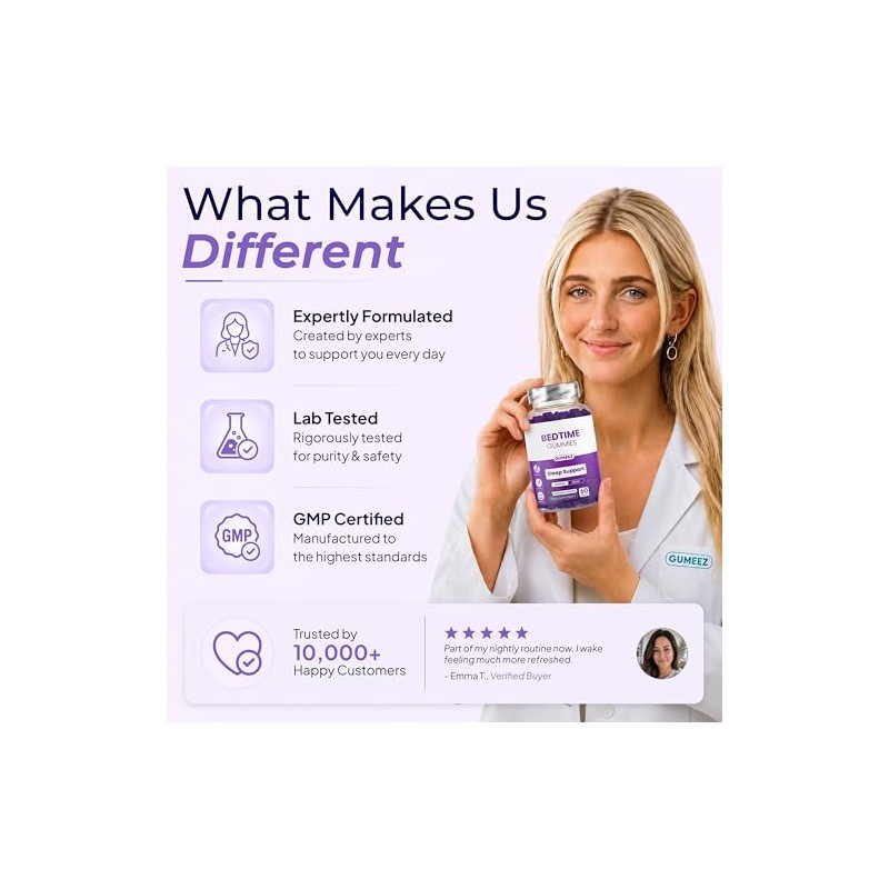 Sleep Gummies for Adults | Bedtime Formula with Magnesium Glycinate
