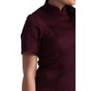 Chef Works Women's Springfield Chef Coat, Merlot, Medium