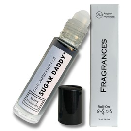 Mens Perfum Oil | Scented Body Oil, Alt Type Fragrance For Man, Travel Size Cologne, Roll On Glass Bottle, Long Lasting Scent (SugarDaddy-Inspired)