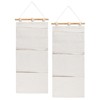 Klmnop 2 Pcs Fish Extender, Cotton Linen Hanging Organizer with