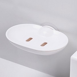 Luxury interior white soap rack 2in1 bathroom soap box holder NO831 2ea