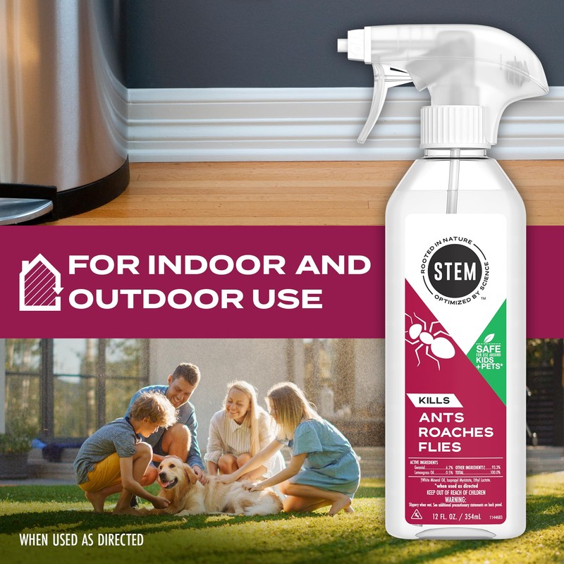 STEM Kills Ants, Roaches And Flies: Plant-Based Active Ingredient Bug