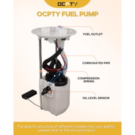 OCPTY Fuel Pump Electric Module Assembly Replacement for 2005-2015 for Toyota Tacoma 2.7L 2005-2015 for Toyota Tacoma 4.0L