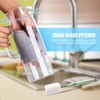 Glass Pitcher With Lid,41 Ounces/1.2 L Water Pitcher Heat Resistant
