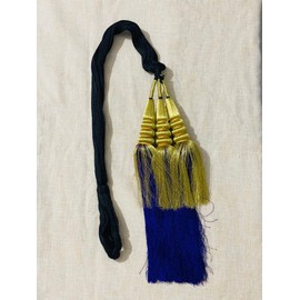 Women's Parandi Traditional Hair Accessory Braid Tassles/Hair Extension/Choti For wedding Long Straight Hair Style/Patiala Shahi Paranda (Navy Blue)