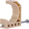 HoldRite 1 Inch Half S-Nail Clamp, 10 Pack, Pipe Support,