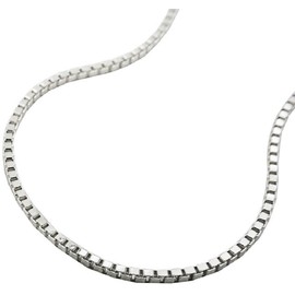 Chain necklace delicate venetian chain diamond cut 925 silver necklace pendant chain length 50 cm width 1.0 mm