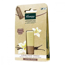 Kneipp Lip Balm Extra Care - Rich Lip Balm with Nourishing Cupuaçu Butter and Real Vanilla Extract - Long-Lasting and Intensive Lip Balm - Pack of 1
