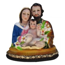 Art Mx La Sagrada Familia De 30 Cm Resina Color Colores