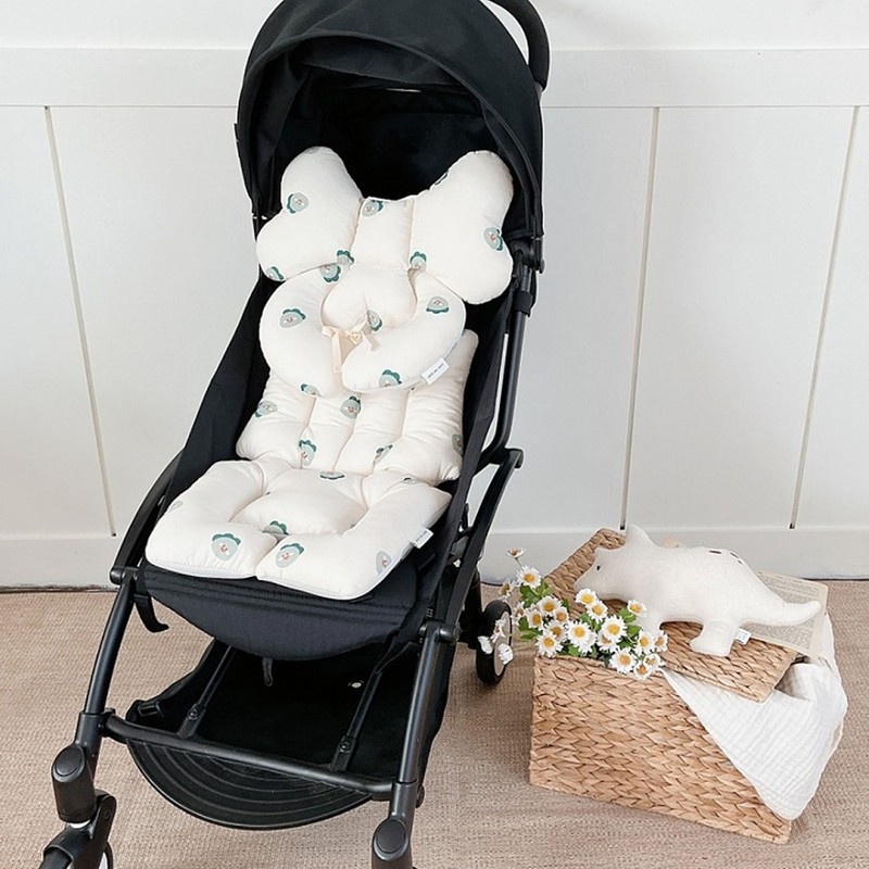 Child Stroller Seat Cushion Thicken Shockproof Breathable Warm Comfort Cushion