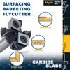 Akylin Slab Flattening Router Bit 1/2 Shank - CNC Spoilboard