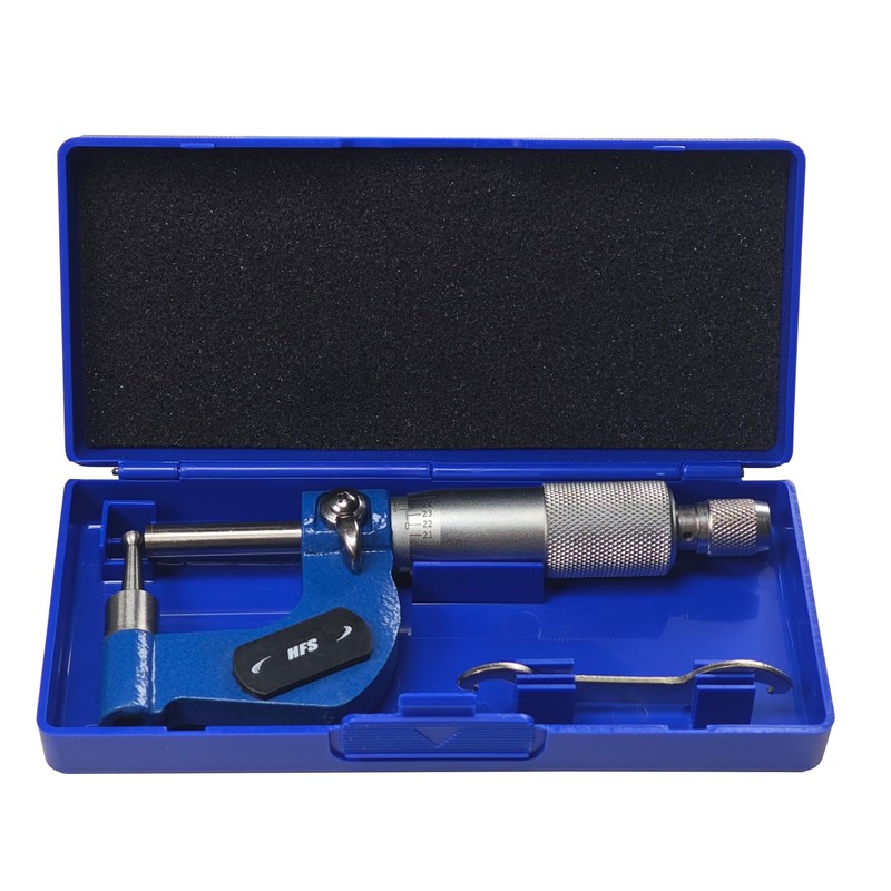 HFS (R) Tube Micrometer Reloading Ball Spherical Anvil Case Thickness