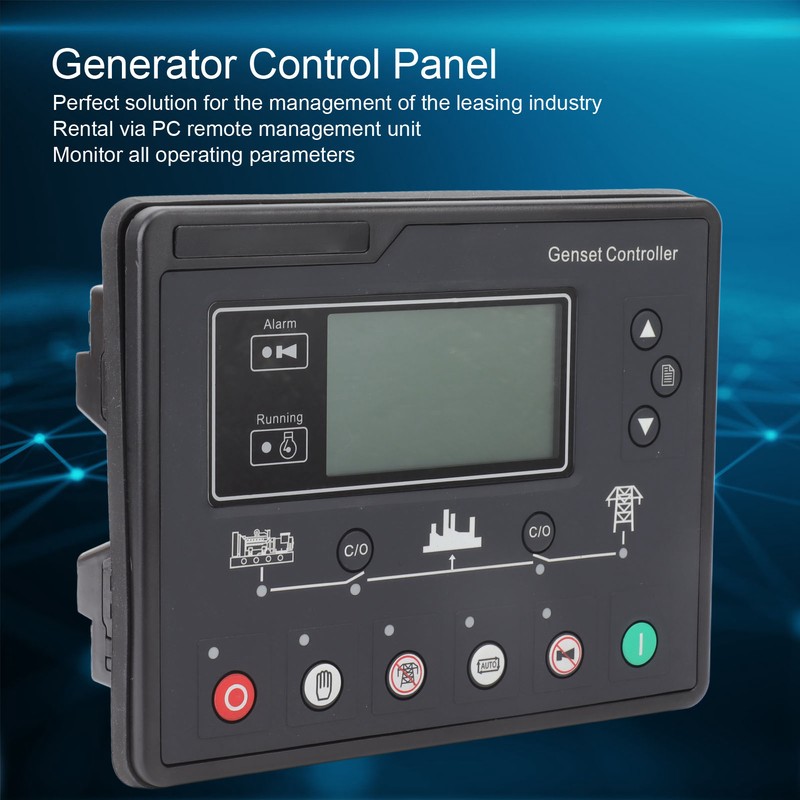 Generator Controller LCD Screen Remote Control DGS7220CAN Automatic Start Module