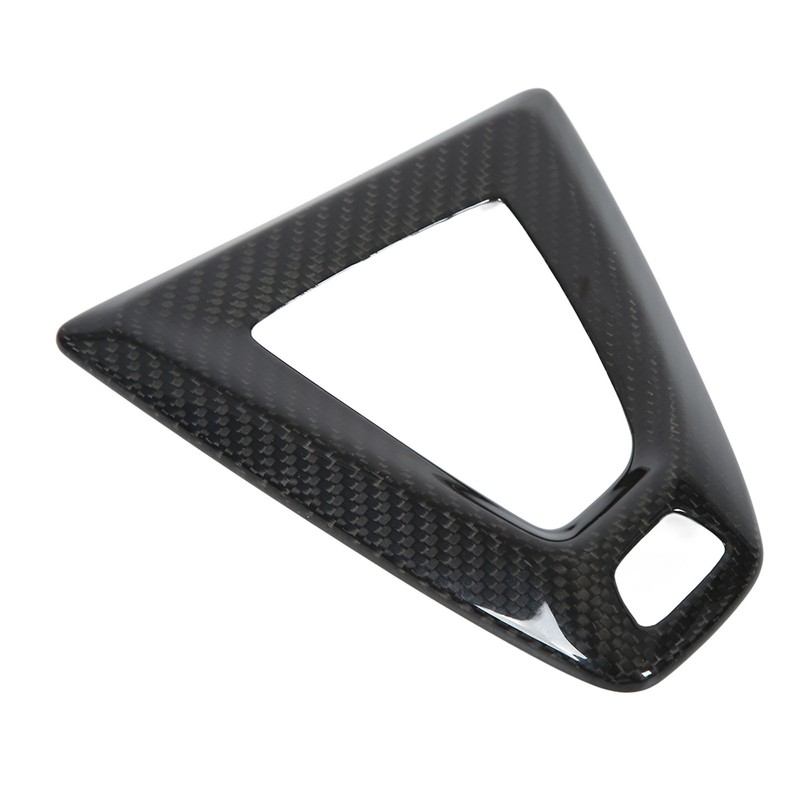 Gear Shift Panel Frame Carbon Fiber Shifter Cover Replacement for
