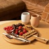 Acacia Wood Cutting Board and Chopping Board with Handle for