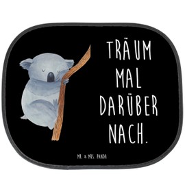 Mr. & Mrs. Panda Car sun shade Koala bear - gift, cute animal motifs, sun car, good mood, sleep, sun protection children, animals, funny sayings, sun protection baby, bedroom, sun visor