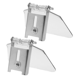 Tofficu 1 Set Bench Grinder Eye Shield Set Durable Eyeshield Replacement for Easy to Install Dustproof Protection for Desktop Grinding Machines