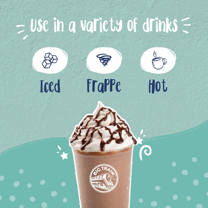 Big Train Low Carb Mocha Blended Ice Coffee Beverage Mix,