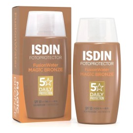 Isdin Protector Solar Spf Fusion Water Color Bronze
