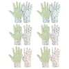 PATIKIL Floral Gardening Gloves for Women, 6 Pair Non-Slip Grip