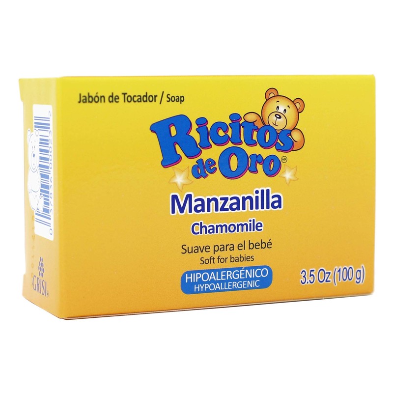 Ricitos de Oro Grisi Hypoallergenic for Babies Bar Soap 3.5
