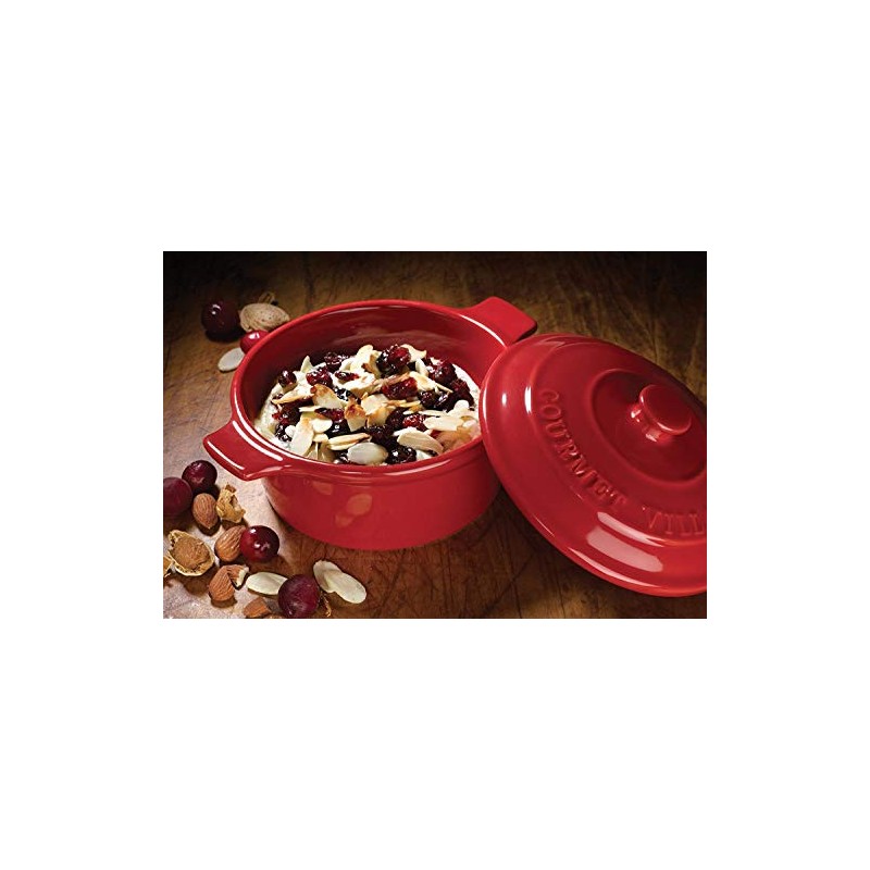Gourmet du Village, Caquelon Pour Brie - 2 Piece Ceramic