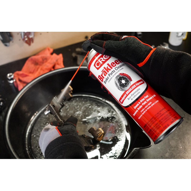 CRC Brakleen 1003706 Brake Cleaner Spray Non-Flammable, 19 oz, [12