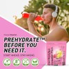 PowderVitamin Electrolitos en polvo Plus (100 porciones) Limonada de frambuesa