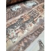 Divastyletextiles BROWN TAN LEOPARD PRINT CHIFFON ZEBRA FABRIC BY THE