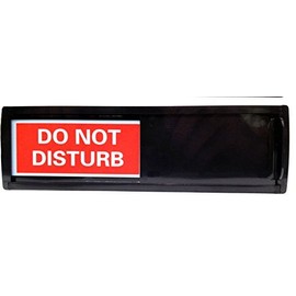 Do Not Disturb Sign, Black (Do Not Disturb, Hotel Sign, Do Not Disturb Hanger, Welcome Sign, Do Not Disturb Door Sign)