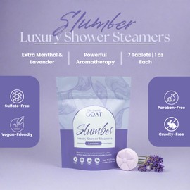 TLG Slumber Shower Steamers – Lavender & Menthol Aromatherapy – 7 Pack – Relaxing Nighttime Shower Bombs for Sleep, Stress Relief & Spa-Like Self-Care. Made in The USA