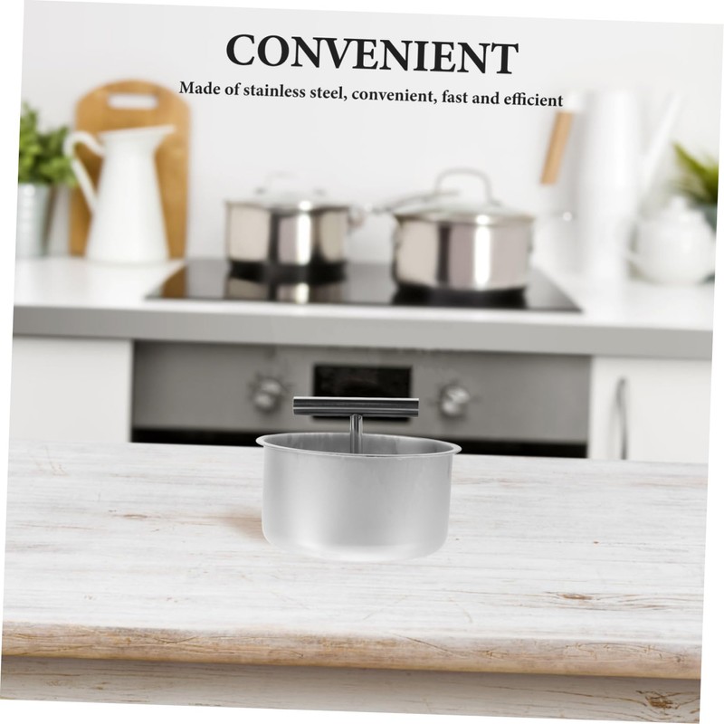 COLLBATH Quick Meatball Maker Tool Stainless Steel Manual Meat Press