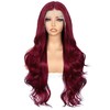 Sapphirewigs Red Lace Front Wig, 13 x 4 (33x10 cm),