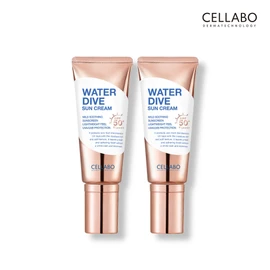 [1+1] Cellabo Water Dive Sun Cream 60g (SPF50+) - Sunscreen 60g x 2 / [1+1] 셀라보 워터 다이브 선크림 60g (SPF50+) - 선크림 60g 2개